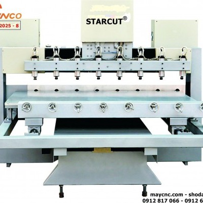 Máy đục tượng gỗ 8 đầu Starcut ST12025 - 8
